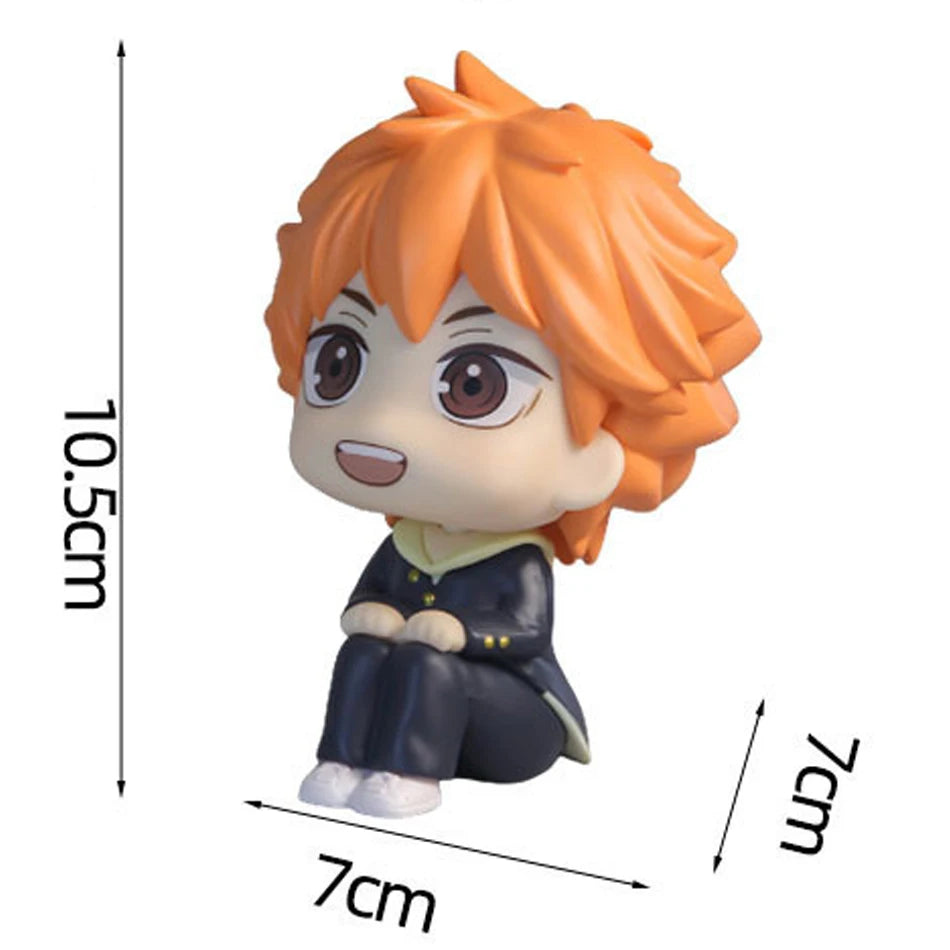 Anime Figures Haikyuu!! Shoyo Hinata Action Figures PVC Tobio Kageyama Toys for Children Collector Haikyu Model Birthday Gifts
