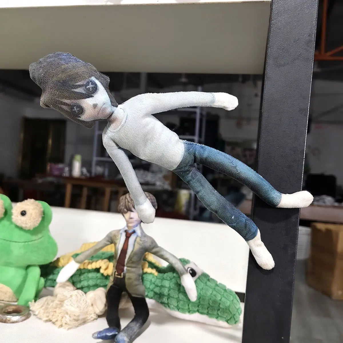 Death Note Anime Misamisa Wire Skeleton Action Doll with Magnetic Hands and Feet Yagami Light Girls Bedroom Ornament Doll