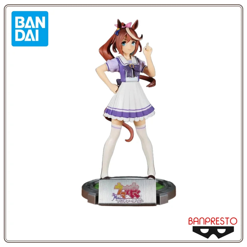 New in Stock Bandai Pretty Derby Special Week Daitaku Helios Silence Suzuka Oguri Cap Figurines Ornaments Anime Models Gifts