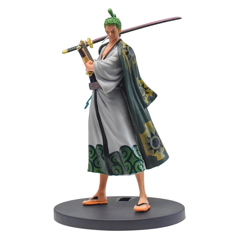 One Piece 17cm Anime Figure Luffy Zoro Chopper Yamato Nami Robin Anime Statue Action Figure Collection Model Kid Toy
