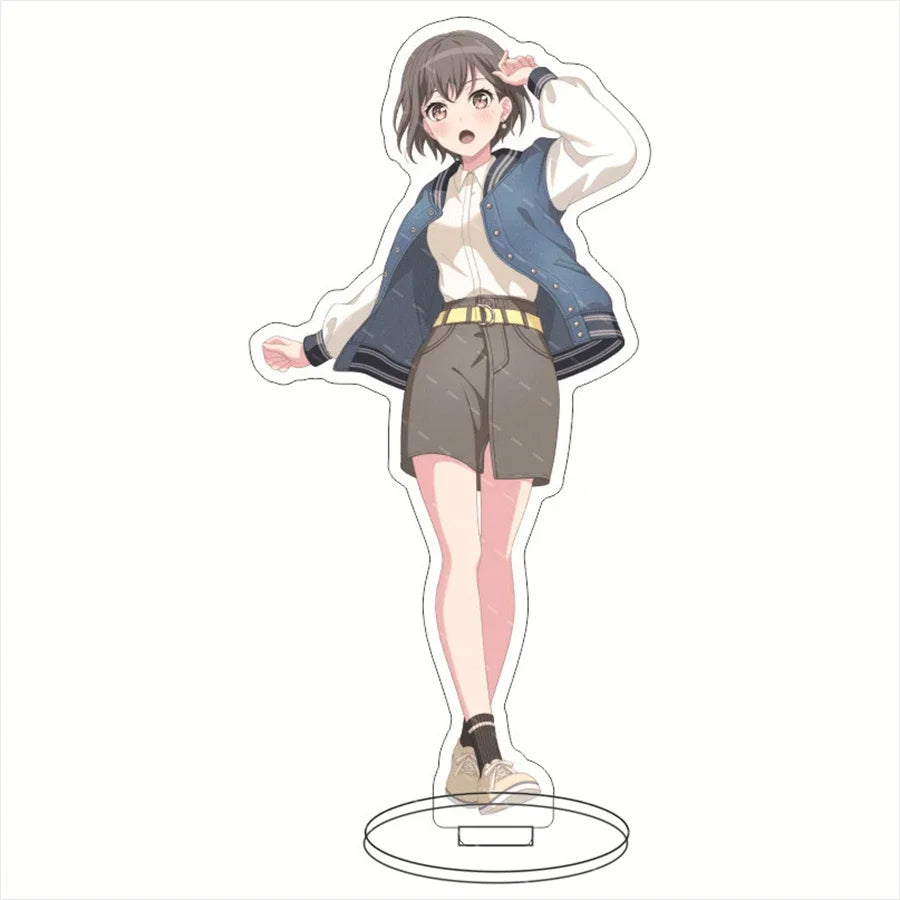 Anime Figure BanG Dream Maruyama Aya Sayo Hikawa Cosplay Acrylic Stand Model Plate Desk Decor Standing Sign Keychain Gifts