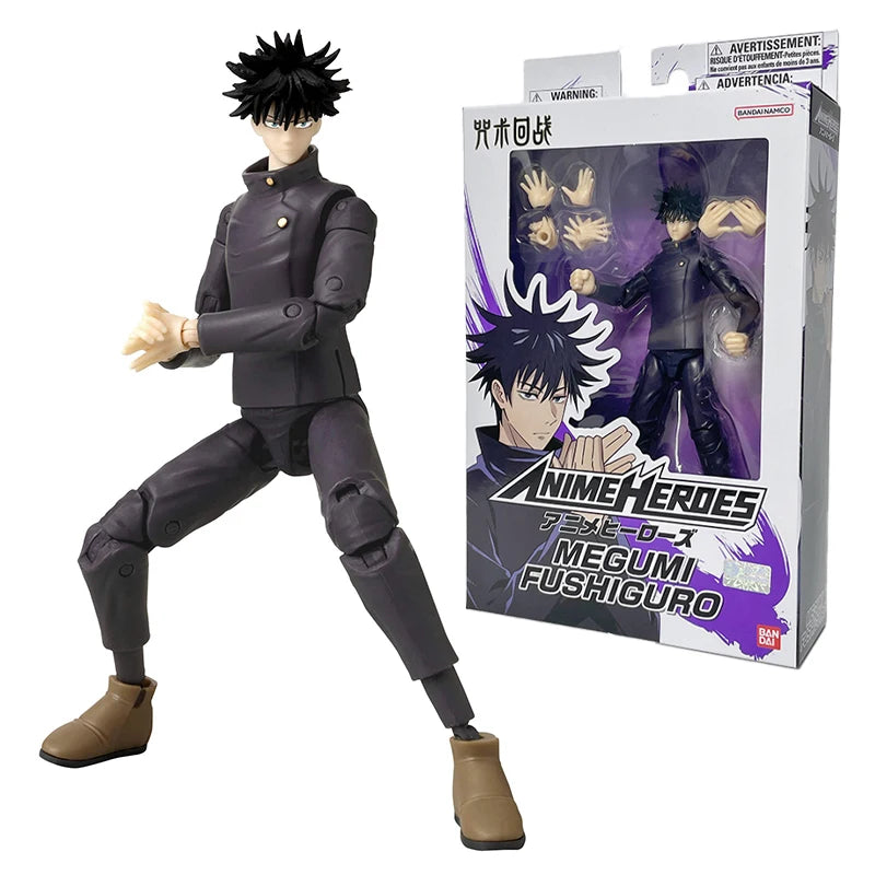 17cm Bandai Original Jujutsu Kaisen Action Figure Gojou Satoru  Itadori Yuji Fushiguro Megumi Action Anime Figure Toy Gifts