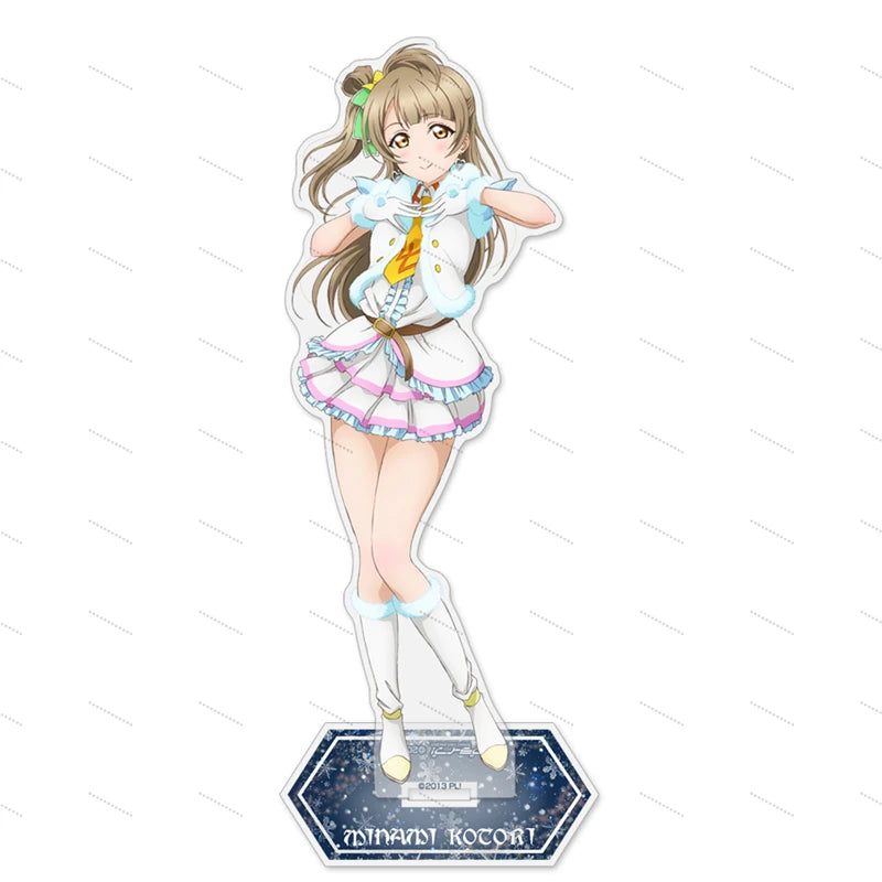 Romantic anime Love Live! Snow halation Version Acrylic standing sign Desktop ornament Friends fans Festival gifts 15cm