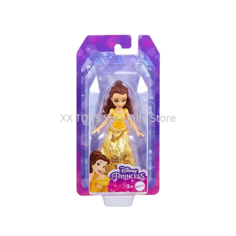 Disney Princess Core Small Model Series Rapunzel Ariel Snow White Princess Belle Movable Joint Model Collectible Ornaments Gifts