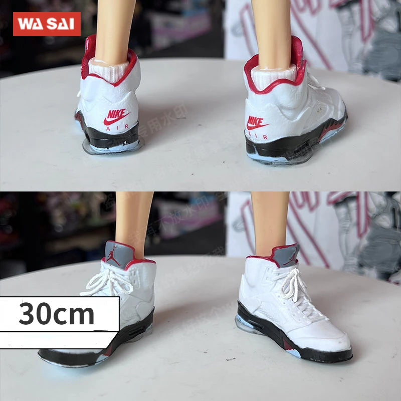 2022 New Anime SLAM DUNK 30cm Kaede Rukawa Anime Action Figure Bath Wipe Sweat Take Kettle Figure Model Doll Collection Toys