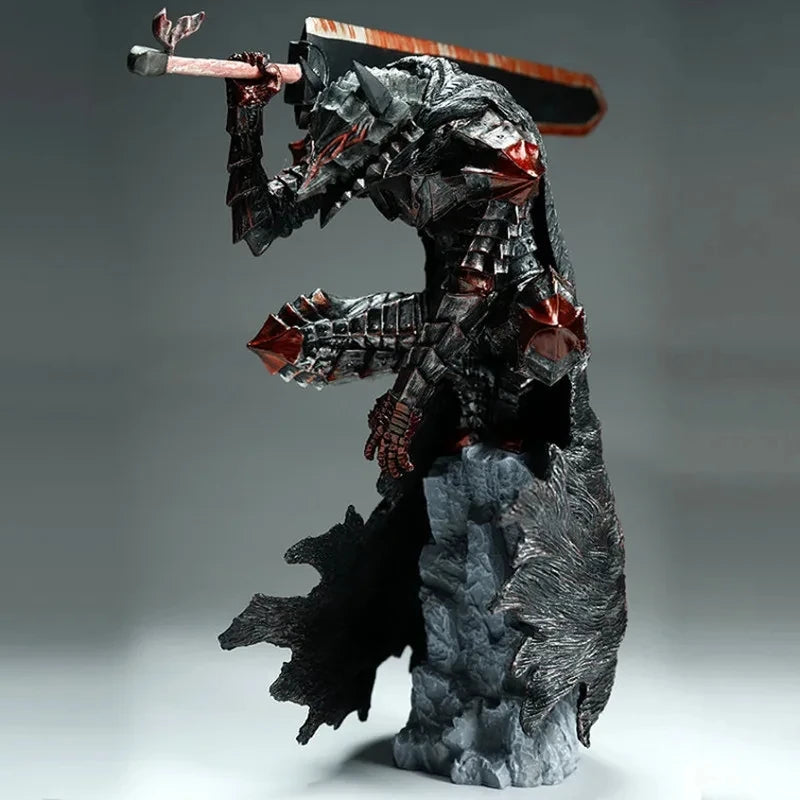 25cm Berserk Guts L Anime Figure Berserker Armor L Action Figure Berserk Black Swordsman Figurine Collection Model Doll Toys