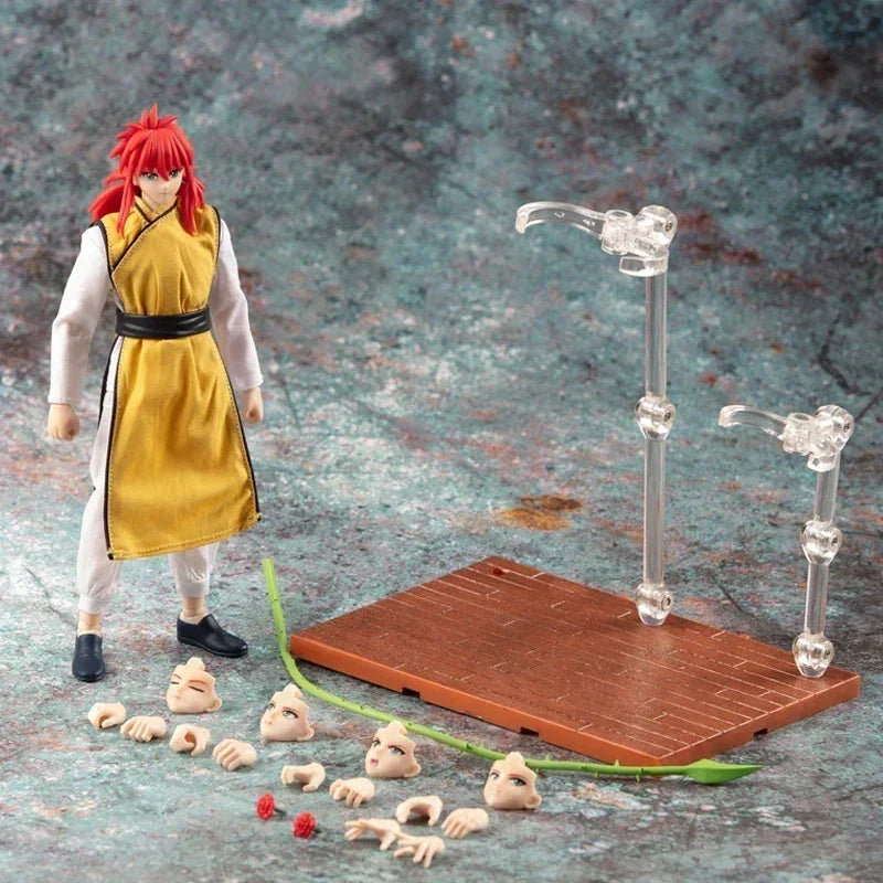 Dasin/Great Toys YuYu Hakusho Urameshi Yuusuke Yoko Kurama Jaganshi Hiei Kuwabara Kazuma SHF 1/12 PVC Model