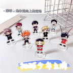 Haikyuu Anime Peripheral Shoyo Hinata Tobio Kageyama Figures Men Women Cartoon Vertical Tabletop Decoration Collectible Gift