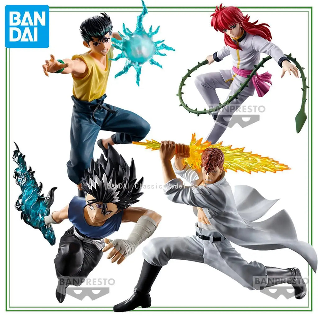 Special In Stock Original Bandai Banpresto Yu Yu Hakusho Kuwabara Kazuma Urameshi Yusuke Hiei Anime Genuine Boxed Model