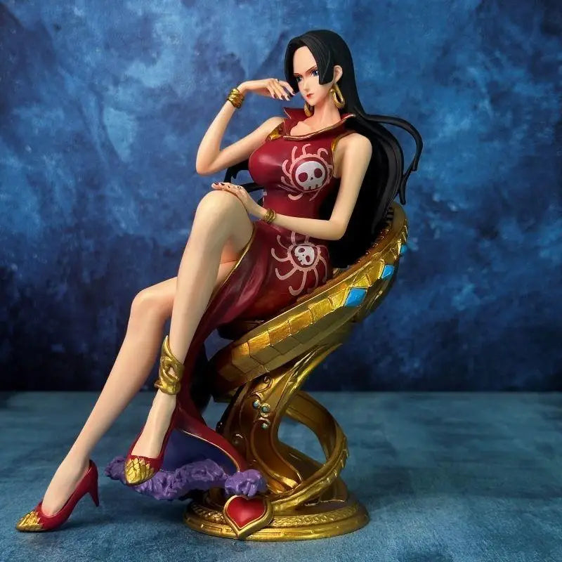 One Piece Seven Deadly Sins Empress Sofa Ornament BT Hancock Beautiful Girl Handmade Collectible Action Figure Gift