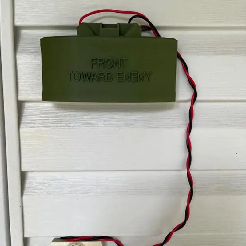 Fake Claymore Mine Doorbell Prank - Funny Prop Replica for Home Decoration & Party Gift Idea