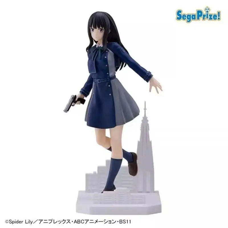 Genuine In Stock Original SEGA Luminasta Lycoris Recoil Anime Character Nishikigi Chisato Inoue Takina Children's Gift Model Toy