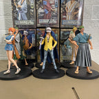 One Piece 17cm Anime Figure Luffy Zoro Chopper Yamato Nami Robin Anime Statue Action Figure Collection Model Kid Toy