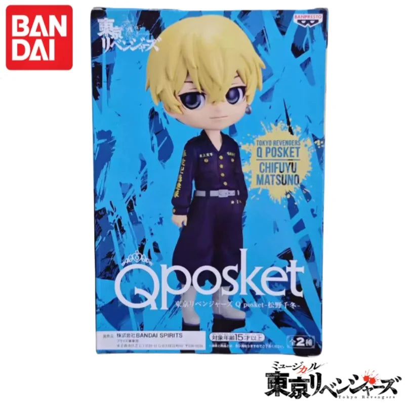 In Stock Original Bandai Banpresto Tokyo Revengers Qposket Matsuno Chifuyu Garage Kit Model 100% Genuin Ornaments Original Box