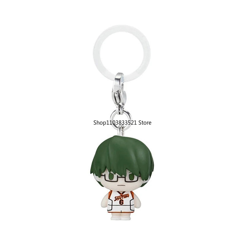 BANDAI Kuroko's Basketball Gashapon Toys Kuroko Tetsuya Kagami Taiga Aomine Daiki Action Figures Capsule Toys Key Chain