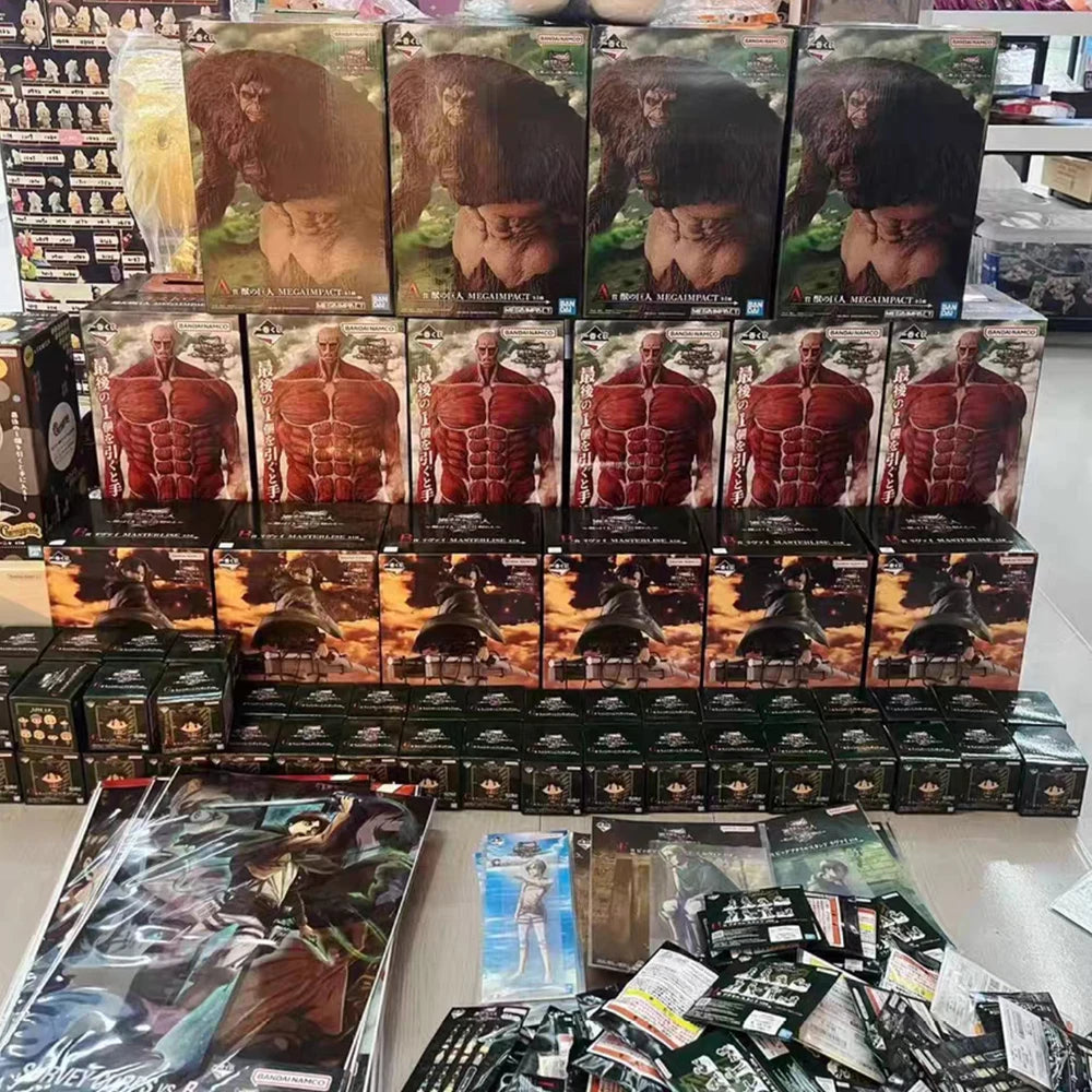 BANDAI Ichiban Kuji Attack on Titan I Will Finish the Beast Titan Levi Anime Figure In Stock Boxed Model Toys Holiday Gifts