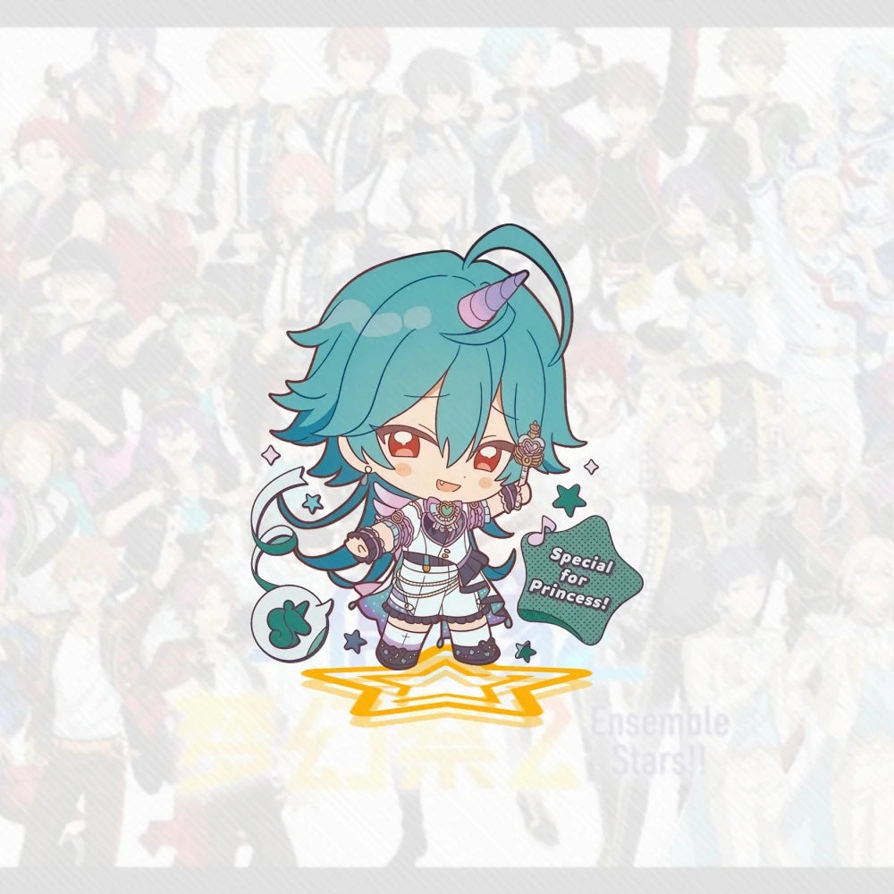 10CM game Ensemble Stars!! Acrylic Stand cute Model Desk Decor Cosplay Characters Ornament Accessories Good Christmas Gifts