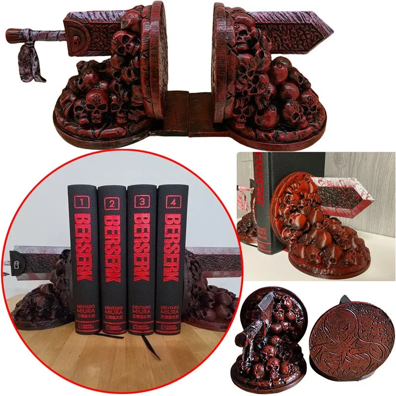 Berserk Guts Dragon Slayer Resin Book Stand Decoration Anime Character Bedroom Study Desk Decoration Ornament Birthday Gifts
