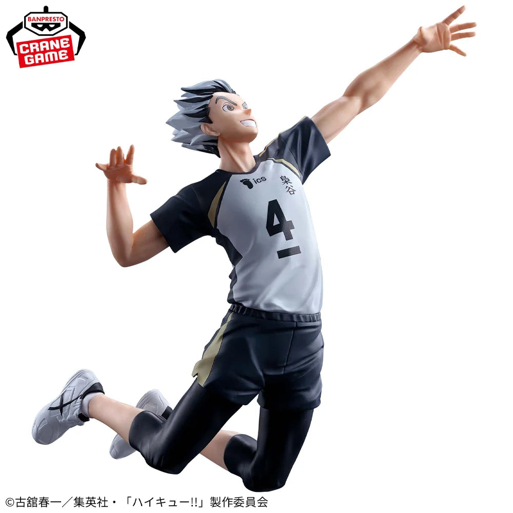 In Stock Original BANPRESTO Haikyuu!! Posing Figure Keiji Akaashi Kotaro Bokuto Figure Anime Model Genuine Boxed Toy
