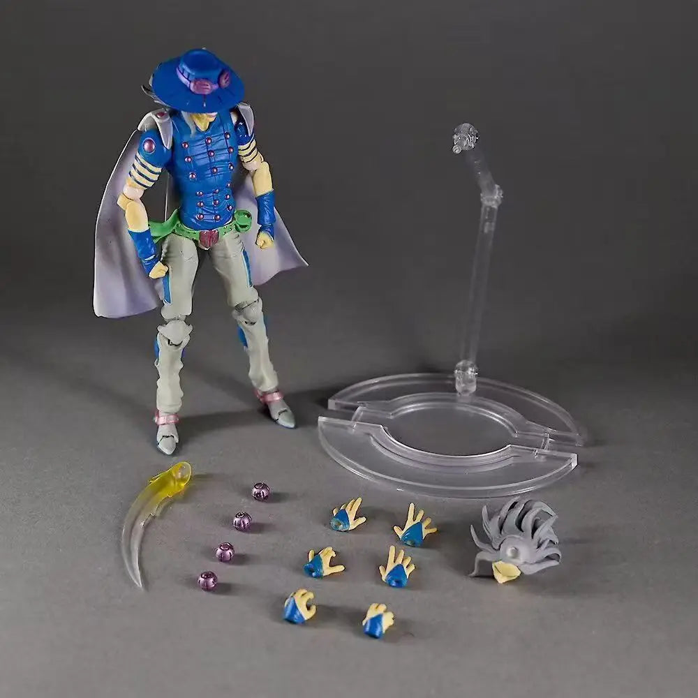 JoJo's Bizarre Adventure Figure Steel Ball Run Action Figures 16cm SBR Doll Decoration Statue Collection Model Toy Birthday Gift