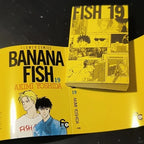 BANDAI Banana Fish Ash Lynx Anime Micro Book Gashapon Official Manga Figure Charm Collectible Miniature Capsule Toy Gift