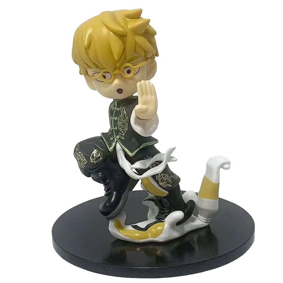 Hot sold Mr. ONE Created youth comics Mob Psycho 100、Reigen Arataka Maofu Yingshan PVC Statue Model Doll Decoration Toy gifts