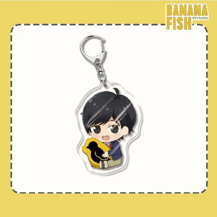 BANANA FISH ANIME ASH 6CM chaveiro cute keychain  portachivi