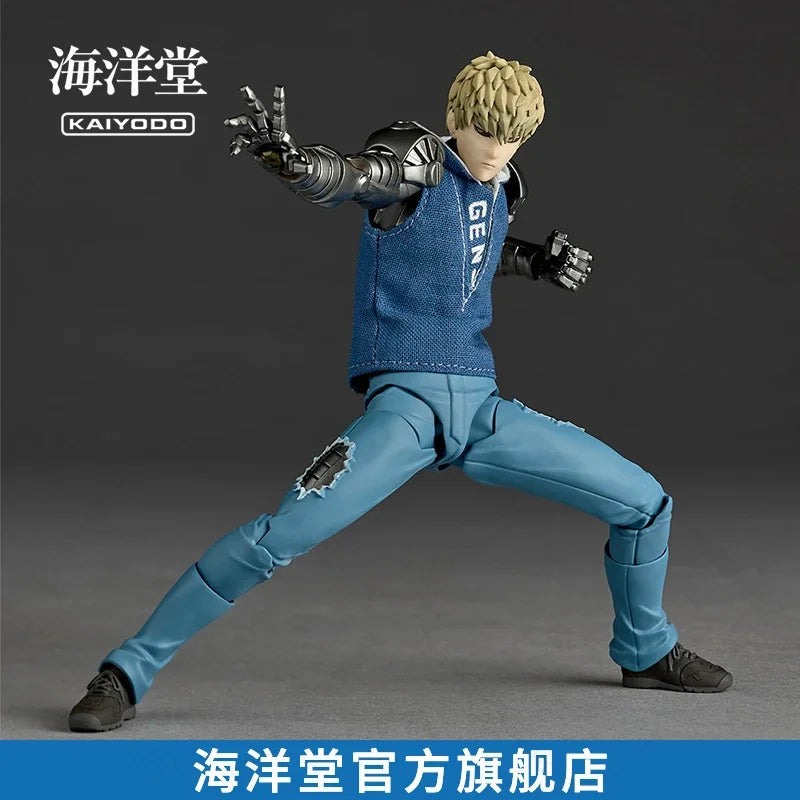 【Spot Goods】Kaiyodo Revoltech Amazing Yamaguchi One Punch Man Genos Action Figure Toy Model Gift