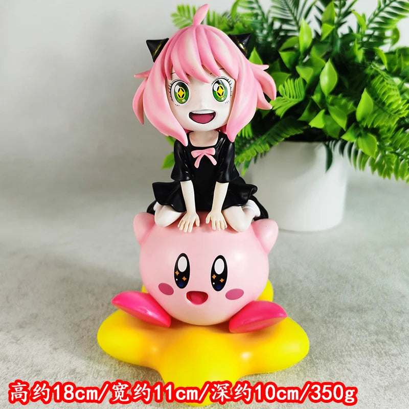 New Anime Figure Anya Forger Figurins Kawaii Statue Pvc Model Collection Desktop Decoration Cute Birthday Custom Girl Toys Gift