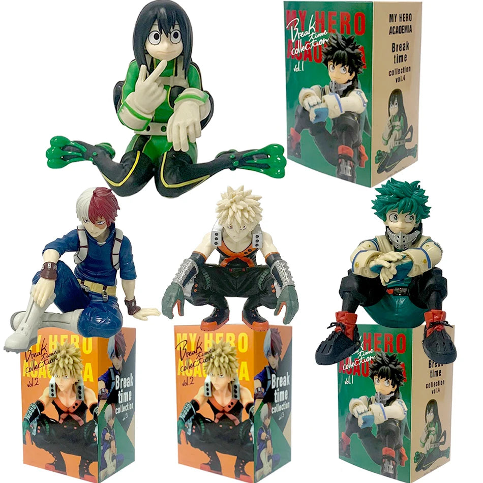 My Academia Anime Figure Midoriya Izuku Bakugou Katsuki Todoroki Shoto Asui Tsuyu PVCAction Figure Collectible Model Toys