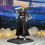 Anime Bleach Kurosaki Ichigo Ulquiorra Cifer Resurreccion Segunda Etapa 40cm Action Figure Gk Pvc Collectible Model Gifts Toys