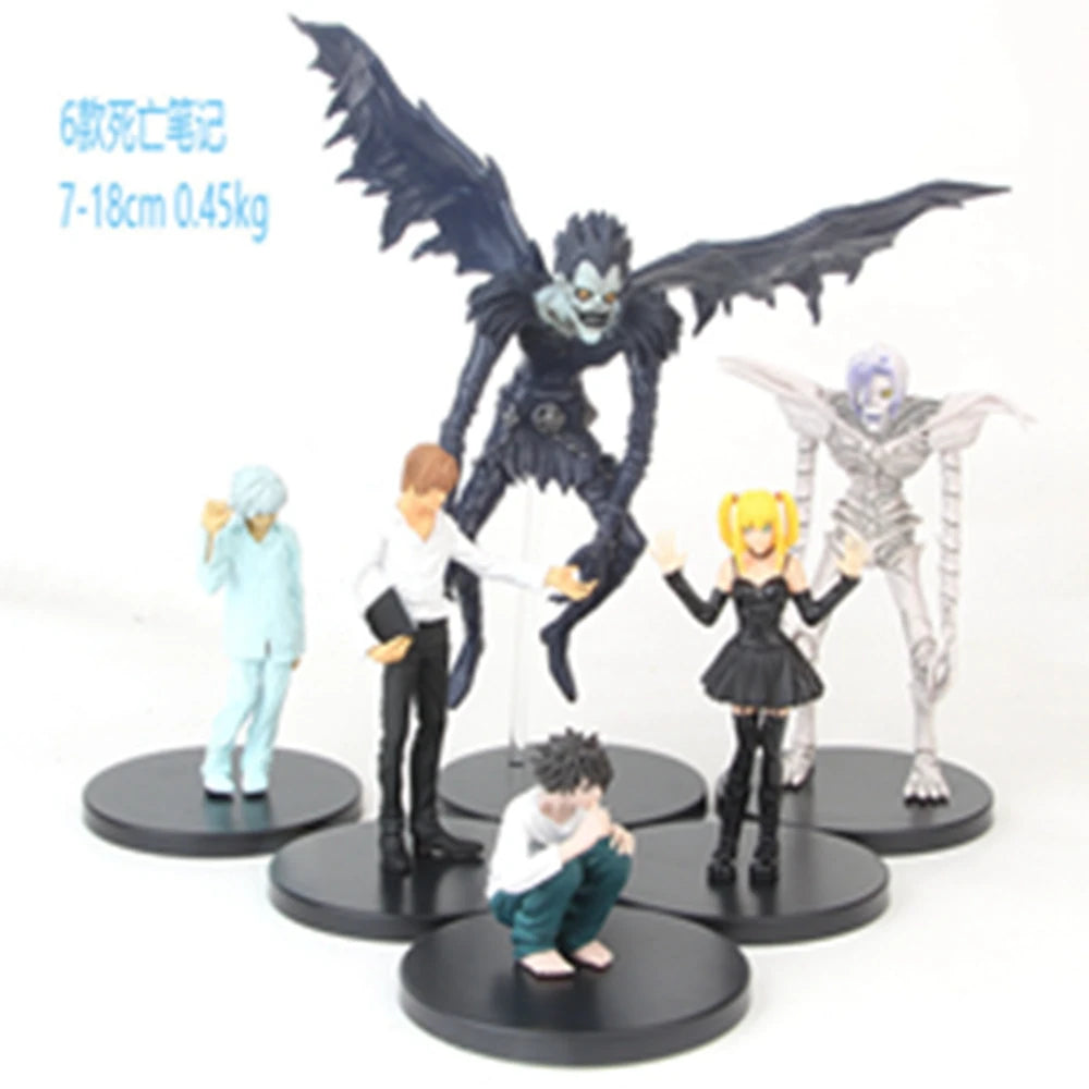 9CM Anime Figure DEATH NOTE Yagami Light Ryuk MisaMisa PVC Standing Model Pose Static Doll Gift Ornaments Sculpture Q version