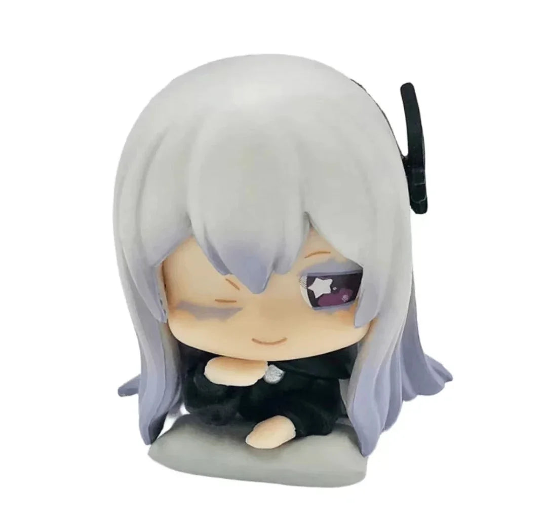 Stand stones capsule toys cute kawaii Onemutan Re: Life in a different world from Zero Part.2 Emilia Rem anime sleeping figures