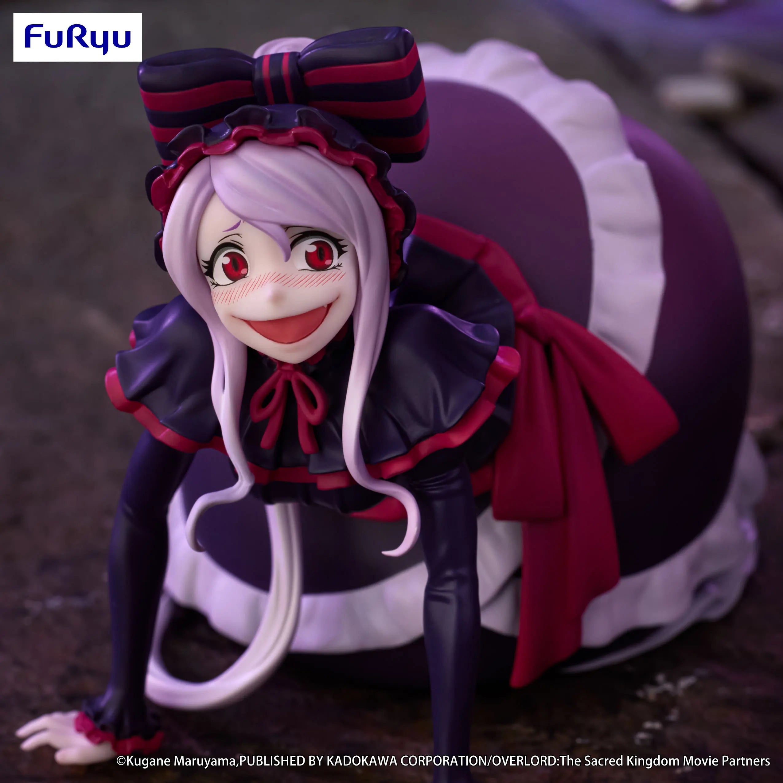 Original OVERLORD Shalltear Bloodfallen FuRyu Noodle Stopper PVC Model Collection Action Figurine Doll Gift