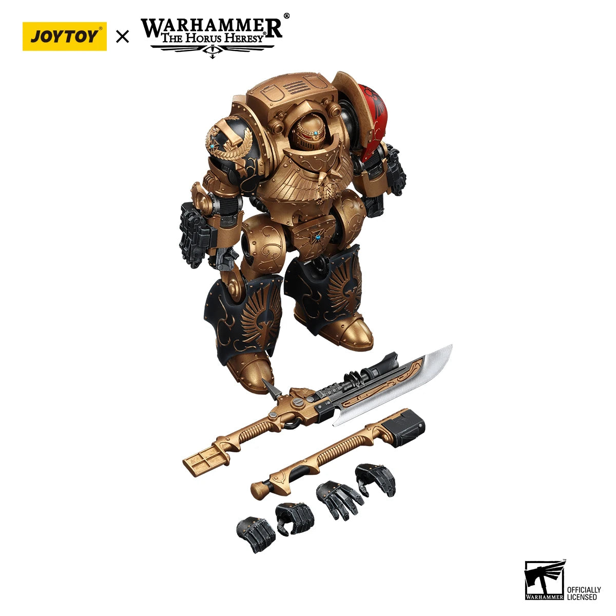 JOYTOY Warhammer 40k 1/18 Action Figures Legio Custodes Contemptor-Galatus Achillus Dreadnought