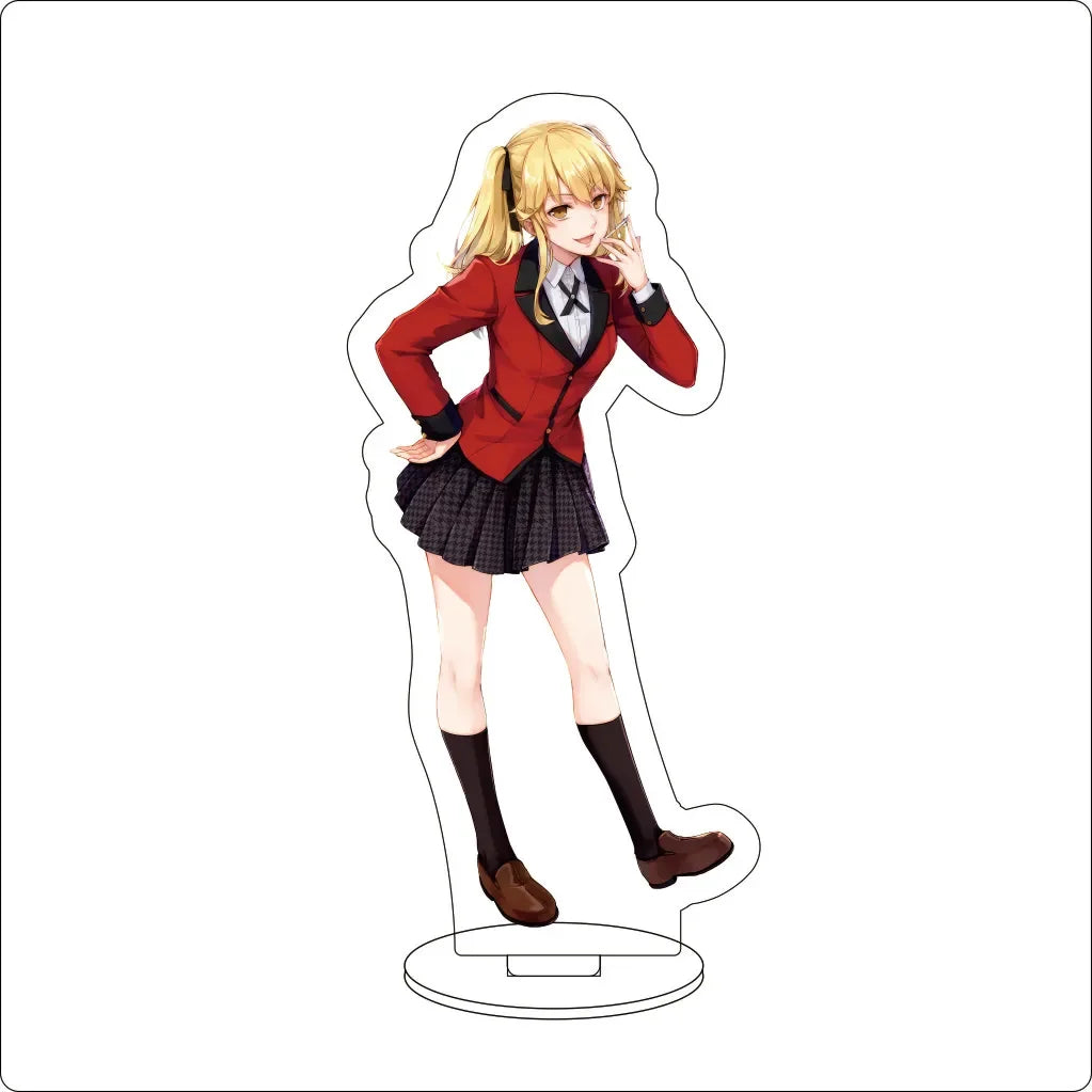 Anime Kakegurui Acrylic Stand Ornaments Momobami Kirari Saotome Meari Ryōta Suzui Jabami Yumeko Figure Stand Halloween Gifts