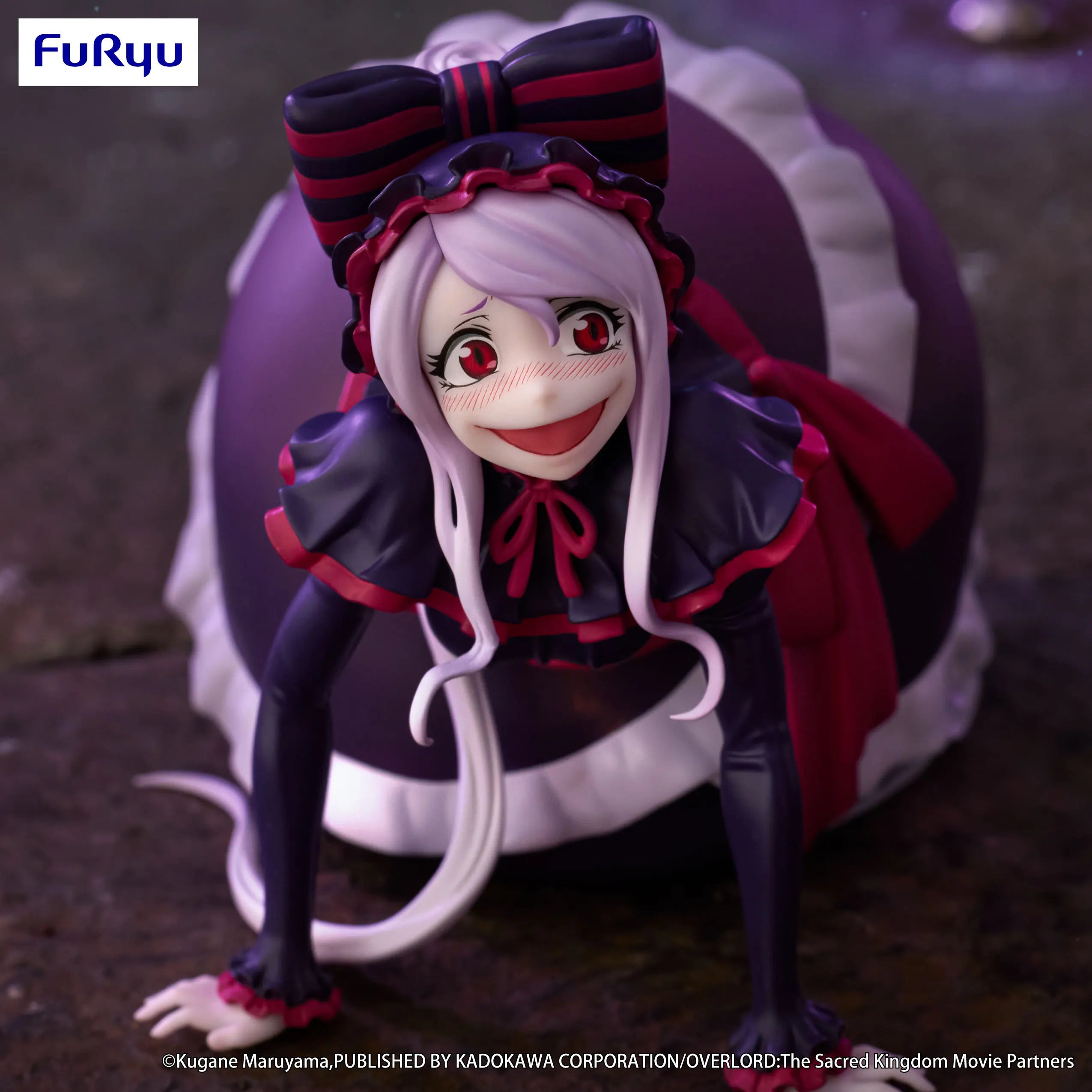 Original OVERLORD Shalltear Bloodfallen FuRyu Noodle Stopper PVC Model Collection Action Figurine Doll Gift
