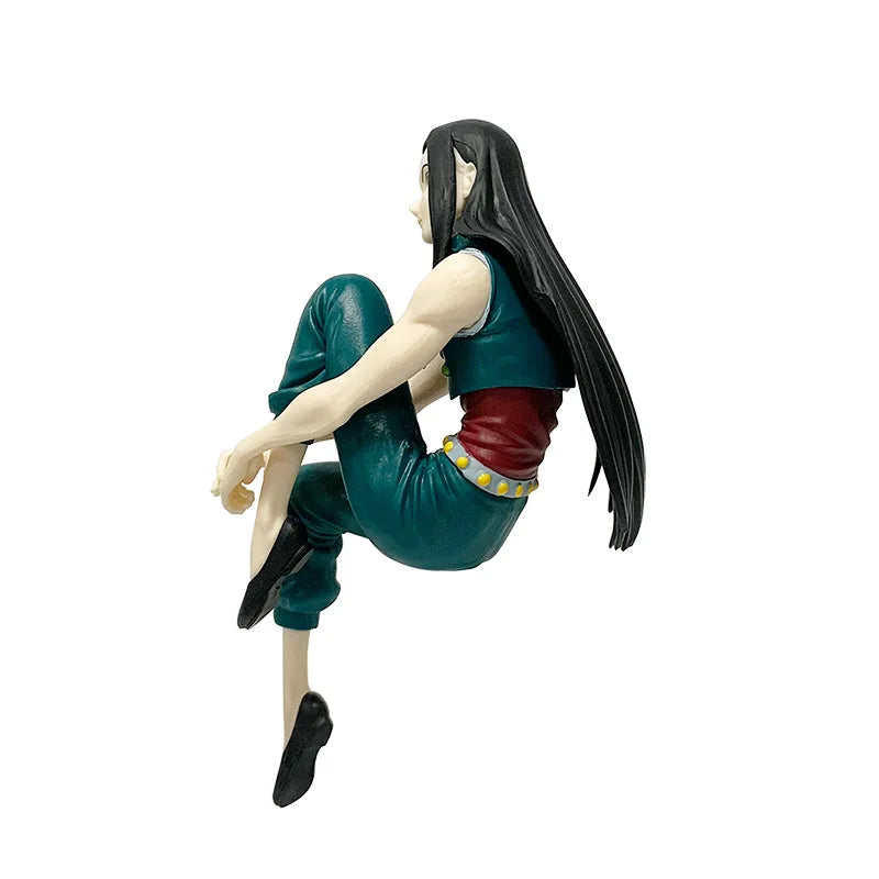 14cm For Hunter  Anime Figure - Illumi, Hisoka Action Figure & Noodle Stopper  Room Decoration, PVC Noodle Stopper Model Toy