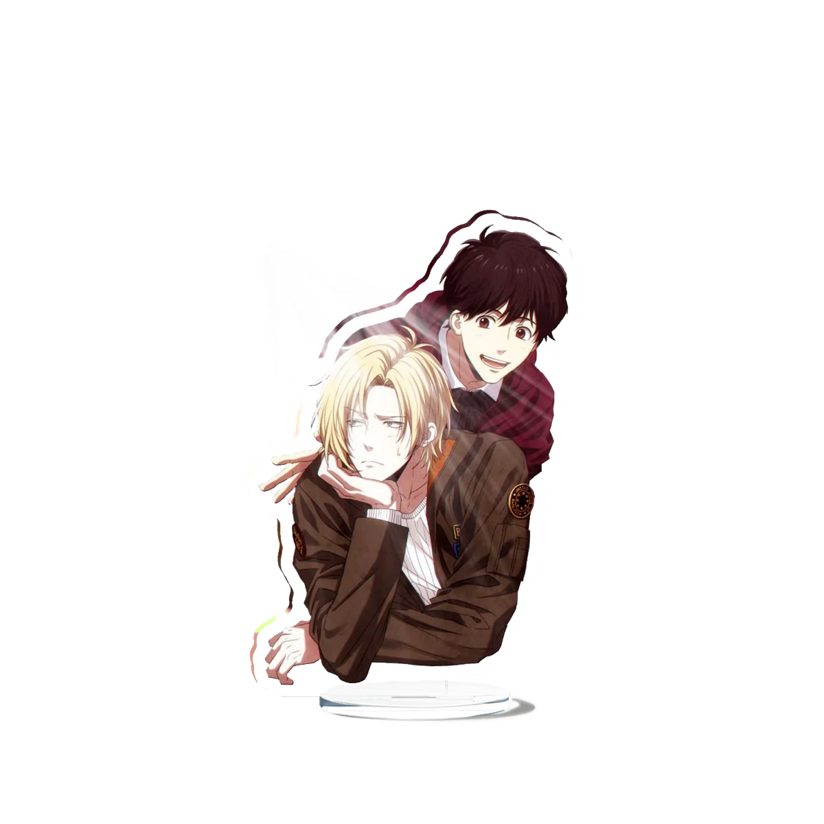 Banana Fish Ash Lynx Stand Model Plate Decoration Desk Figure Display Couple Gift Television Animation Prime Product Peripheral