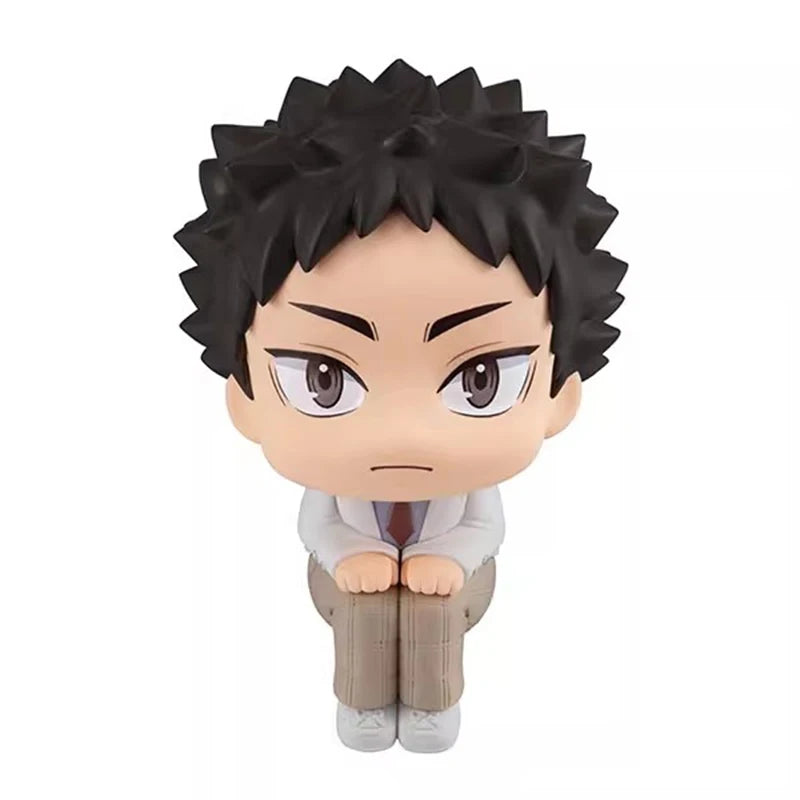 10cm Oikawa Tooru Figure Haikyuu Anime Figures Iwaizumi Hajime Look Up Action Figurine Pvc Model Collection Ornament Doll Toys