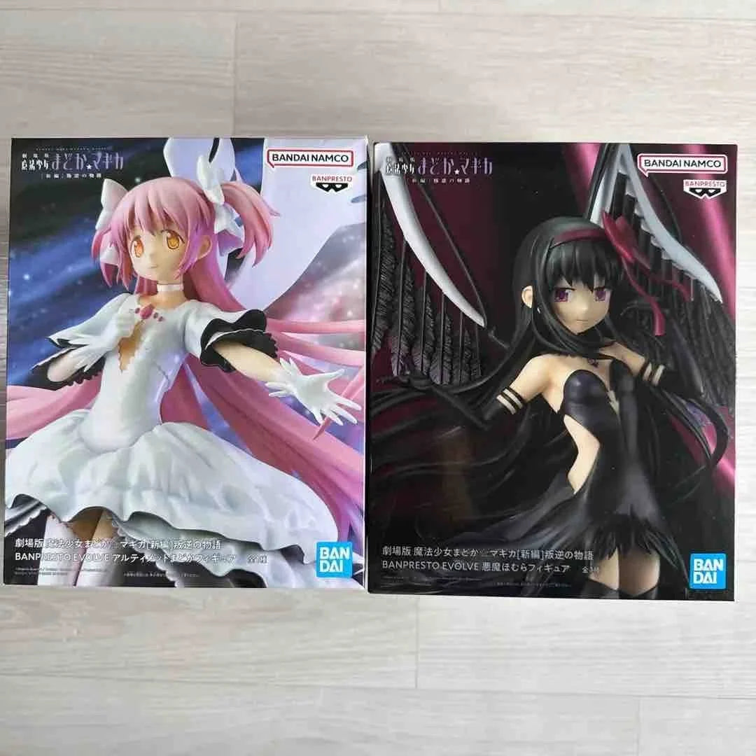 Original Bandai Ban PRESTO Madoka Magica Akemi Homura Action Figurine Toys Collector Doll Gifts