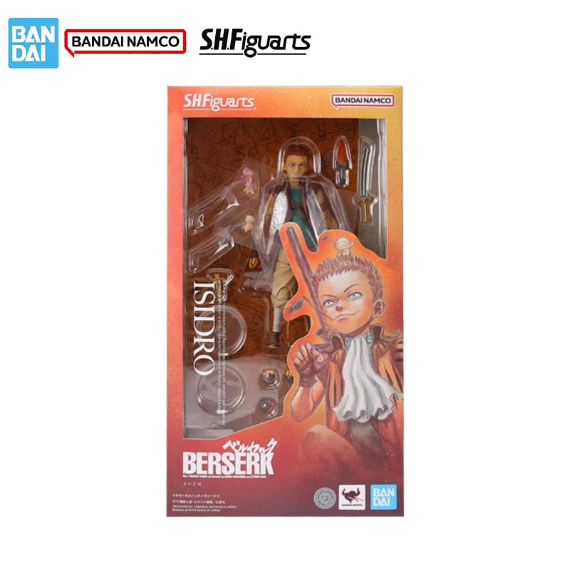 Bandai Original Genuine Figure Berserk Model Kit SHF Guts Berserker Armor Schierke Isidro Collection Model Action Figure Toys