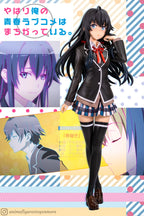 18CM Anime Yahari Ore no Seishun Love Comedy wa Machigatteiru Kan Figure Yukinoshita Yukino Figure School Clothes Ver Model Toy