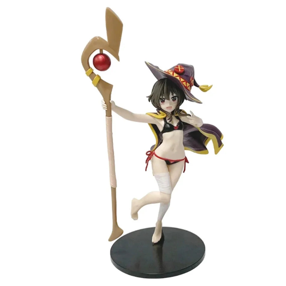 KONOSUBA: God's Blessing on This Wonderful World Megumin Girl Pvc Action Figure Model Collection Toy 23.5cm