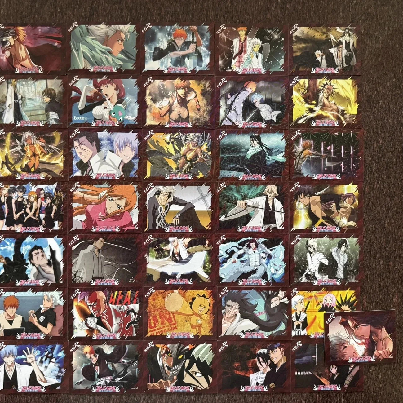 Anime Bleach SSR PR AR QR Set of Cards Inoue Orihime Kuchiki Rukia Kurosaki Ichigo Collection Card Christmas Birthday Gifts Toys