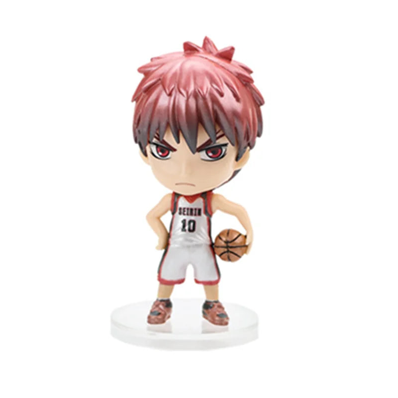 1 Buah Anime Kuroko's Basketball Action Figures Kuroko Tetsuya Kagami Taiga Statue PVC Model Basketball Team Collection Kid Toy