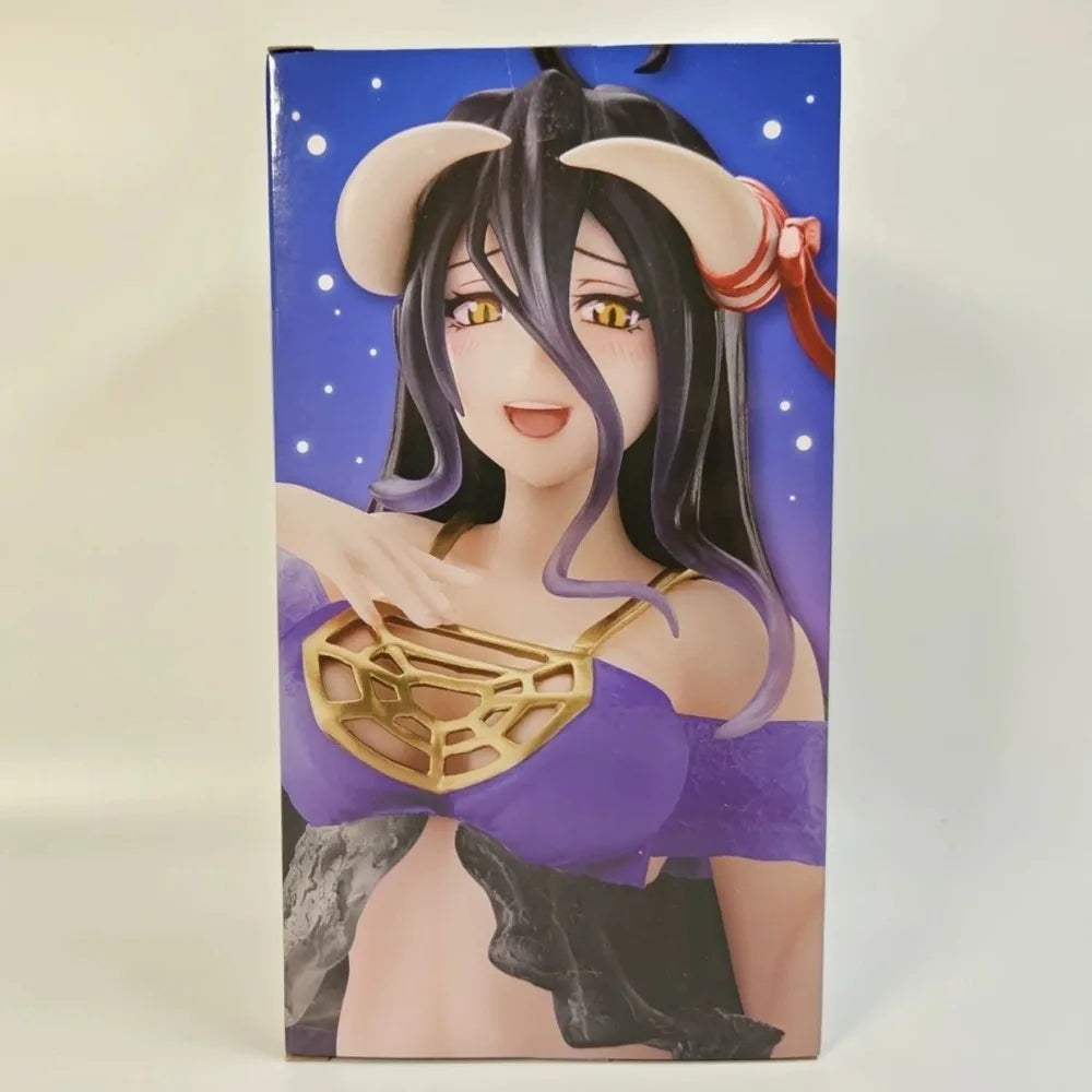 in Stock TAITO Original Genuine Coreful Figure Overlord IV Albedo Nightwear Ver Renewal 18cm Collections Models Anime Toy Gift