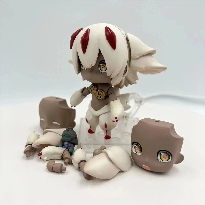 Made in Abyss Prushka Faputa 10cm Anime Action Figure - Collectible Toy Doll Perfect for Christmas Gift Fans of 1888# 1959#