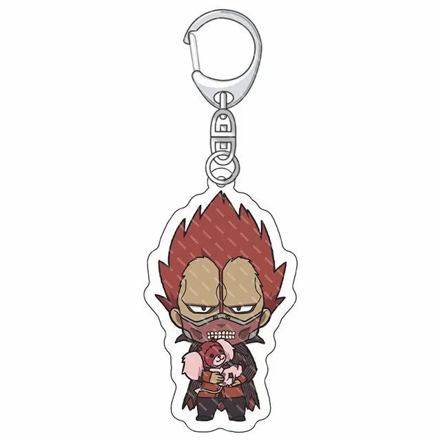 6cm Anime Dorohedoro Keychain Cosplay Charm Keyring Acrylic Figure Key Chain Phone Pendant Halloween Decor Boy Girl's Party