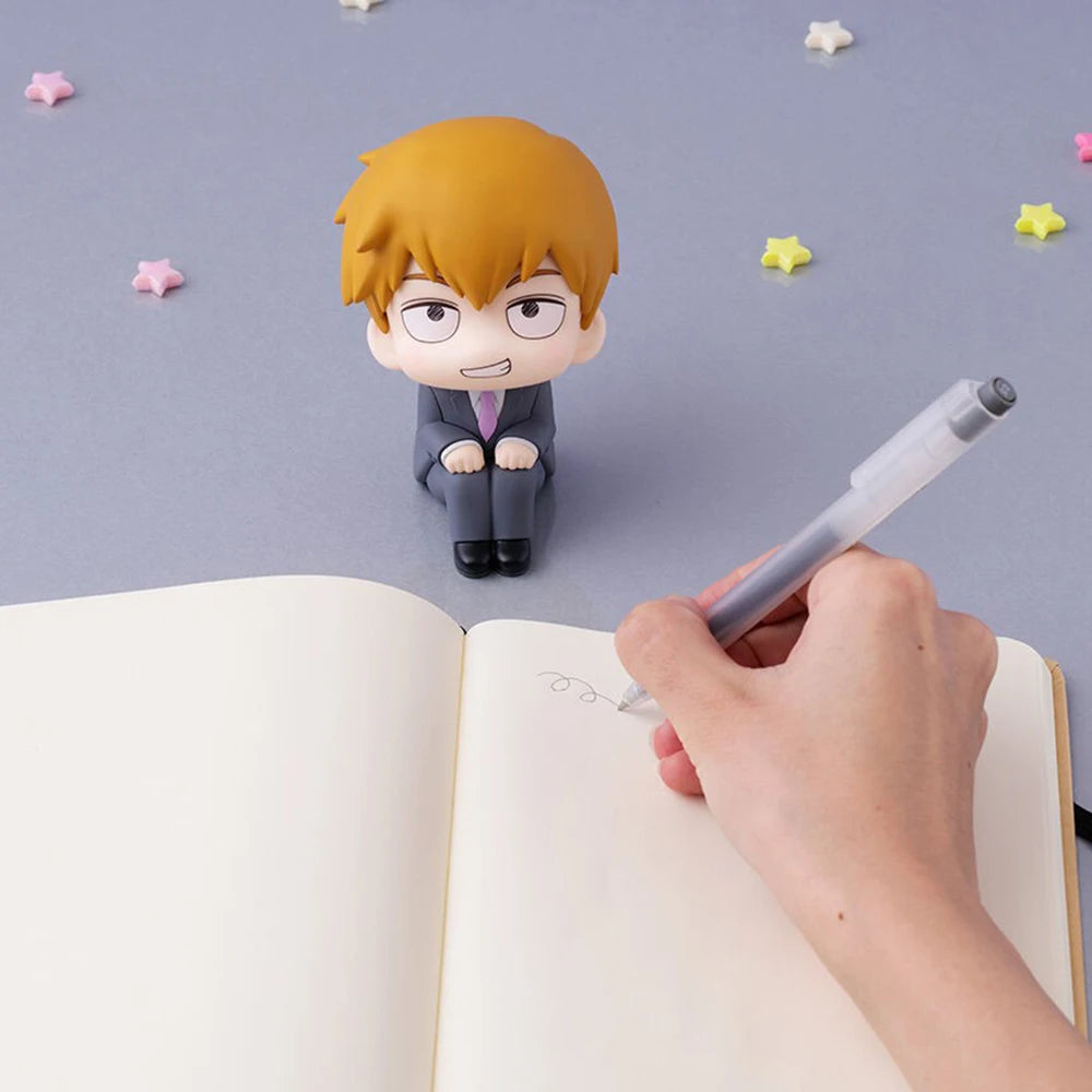 10cm Anime Mob 100 Figures Look up Reigen Arataka Kageyama Shigeo Action Figures PVC Collection Model Toy Kid Birthday Xmas Gift